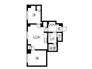 ＧＳ北１８条ビルの物件間取画像